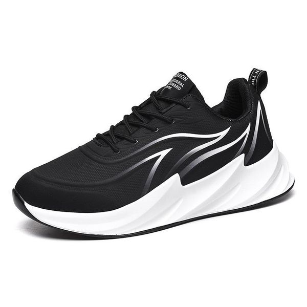 

2019 осень и корейской версии спорт и отдых tide мужская обувь shark pattern дышащие спорт бег папа обувь