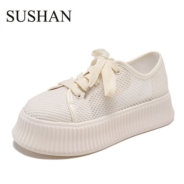 

women shoes 2019 new chunky sneakers for women mesh shoes casual fashion motaher platform sneakers basket femme, Black