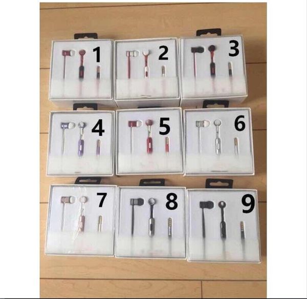 

UR3.0 проводные наушники Ear Headset Earbuds Deep Bass наушники с пакетом коробка для 3,5 мм в ухо