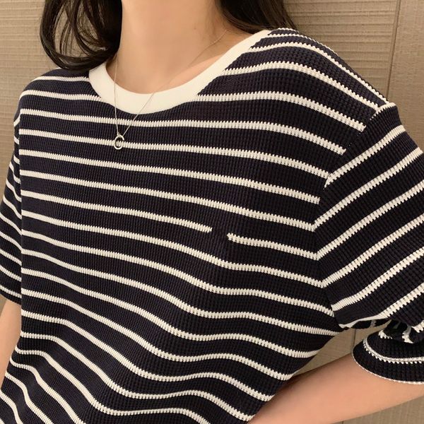 

2020 women designer t shirts fashion brand tees striped casual designer casual summer short sleeves sl200507, White