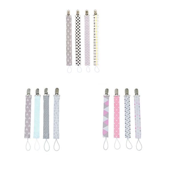 

4pcs baby dummy pacifier holder clip nursing teether dummy clip nipple holder for nipples children pacifier clip soother holder