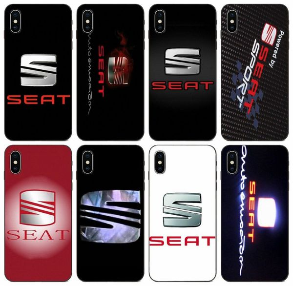 

tongtrade] seat logo case for iphone 11 pro 8 7 6s 6p 5s 5p x xs max samsung j6 s10 s9 huawei mate 20 nova 2 5 pro redmi 4a 4x custom case