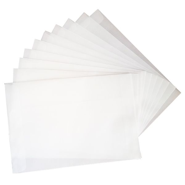 

100pcs/lot blank translucent vellum envelopes diy multifunction gift card envelope