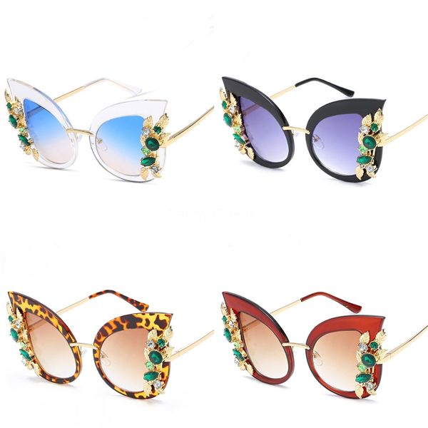 

age 2020 new pink diamond sunglasses oversized sunglasses for women round eyeglasses glittery glasses #150171, White;black