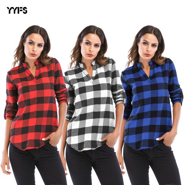 

женская дизайнерская большая британская клетчатая рубашка осень повседневная колледж-стиль с длинным рукавом все-матч свободная куртка, White