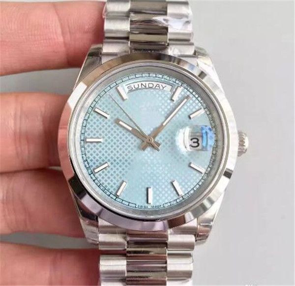 

sapphire luxury crown brand dateday stainless watch 20 strap just movement folding buckle steel watch groove 316l men's automatic wieww, Slivery;brown