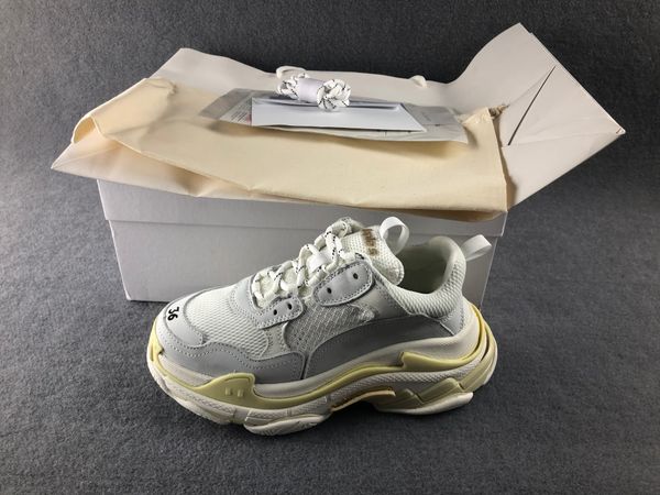 

multi luxury triple s дизайнерская обувь низкий старый папа тапки комбинированные подошвы сапоги мужская женская мода повседневная обувь с в, Black