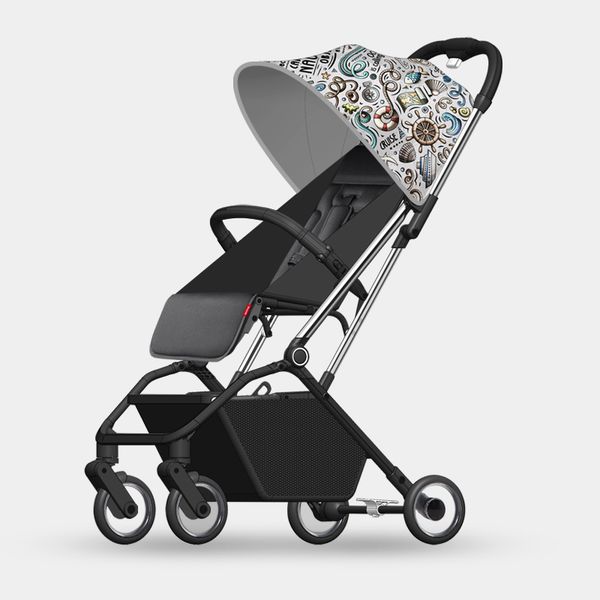 

luxury baby stroller delivery ultra light folding carriage can sit or lie high landscape carrying capacity 25kg
