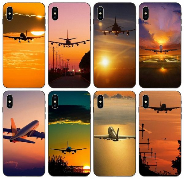 

tongtrade] самолет с sunset glow theme чехол для iphone 11 pro max 8 7 6s 5s plus x xs xr galaxy s6 s7 край honor v9 play htc u11 case life