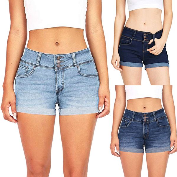 

jeans women skinny slim blue casual low waisted washed solid short mini jeans denim pants shorts pants mujer s10