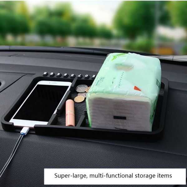 

car anti-skid pad with ultra-stick mobile phone anti-skid mat pu non-slip mat temperature
