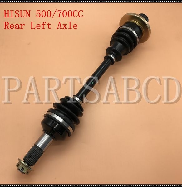 

rear left axle hisun atv quad 500cc left constant velocity universal joint assy rear bridge axle 26110-058-0000
