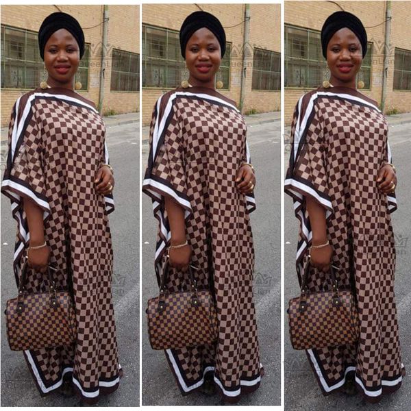 

dree length 128cm,bust:176cm new fashion dress for women elegant oversized dress african print, Red