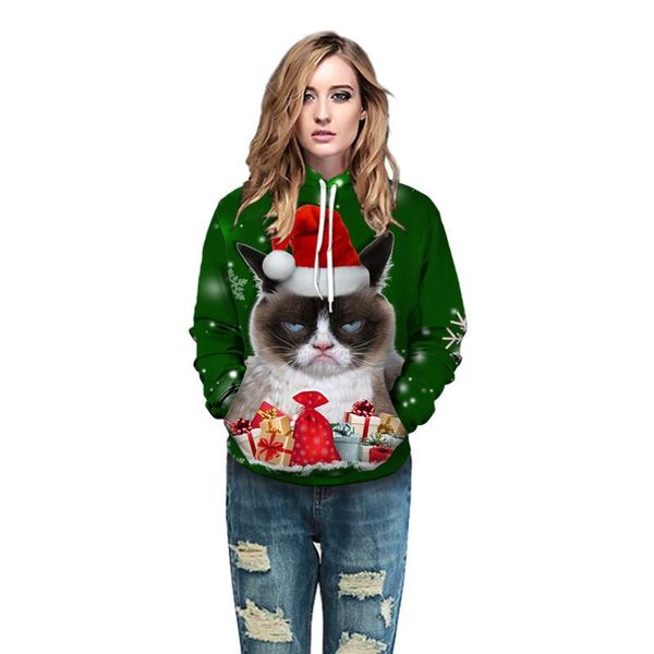 

печать толстовки подросток свободные пуловеры с длинным рукавом толстовки мода повседневная уличная дизайнерская одежда женщины осень цифров, Black