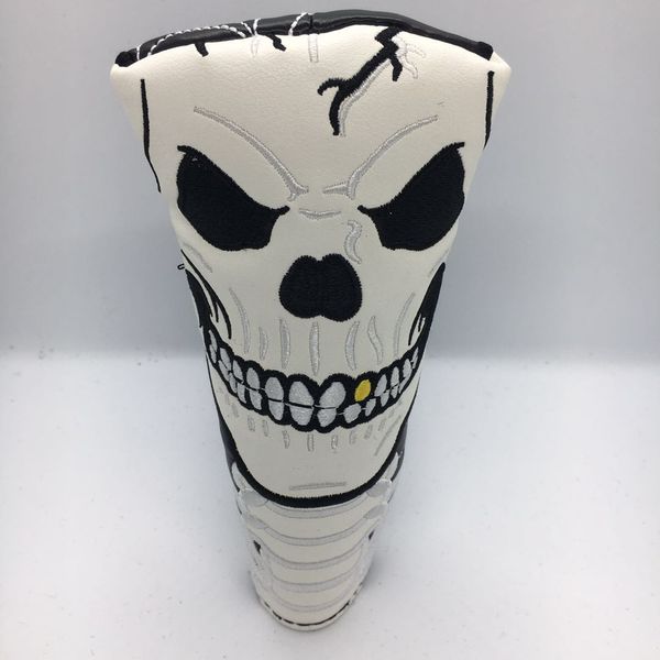 

wholesale golf headcover one piece new golf putter head cover knock me dead for golf head cover