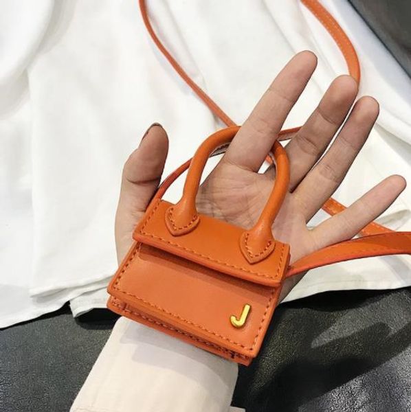 

2019 Новая Женщина Оранжевого Цвета Мини Сумка Висит Украшение Сумка Аксессуары Пр