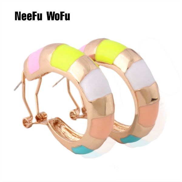 

neefu wofu падение большой серьга кольцо printed металл для женщины уха змеи больших ювелирных изделий brinco печать oorbellen серьги пасхи, Silver