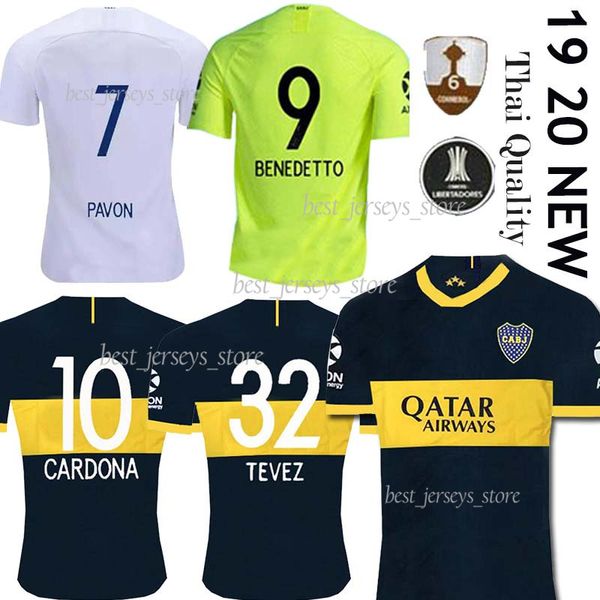 

Thailand 2019 2020 Boca Juniors soccer Jersey 19 20 GAGO 7 C Pavon CARLITOS home football shirt TEVEZ maillot de foot