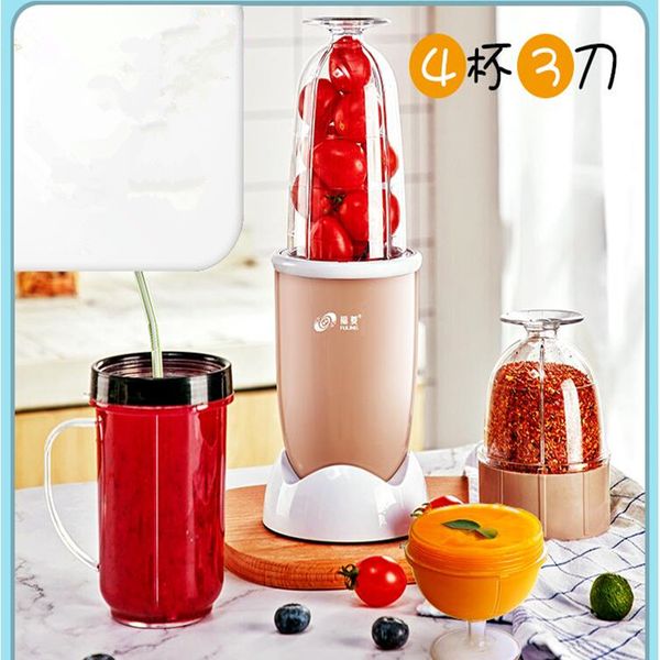 

220v household electric juicer multifunctional mixer vegetable fruit juice maker juicer(only white color now