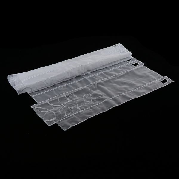 

perforated half curtains sheer curtain kitchen cafe dining room window valances roman style
