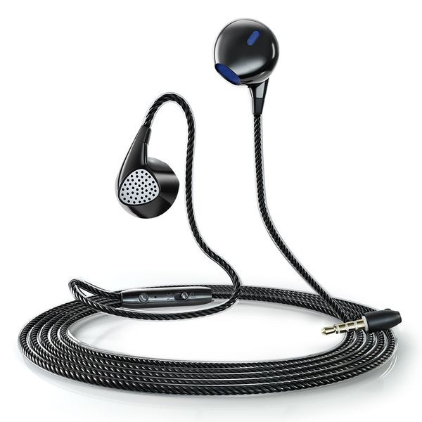 

earphones 3.5mm in-ear wired mic volume control headset in ear earphone hifi headset with microphone for mobile phone