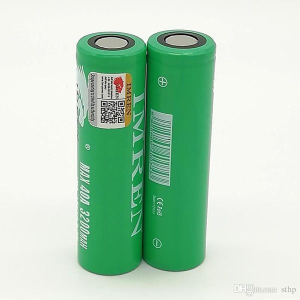 

50 100% вокого каева imr 40a 18650 аккђмђлоѬ 3200mah imr sony 3.7v дл lg samsung e cig rechargable лии