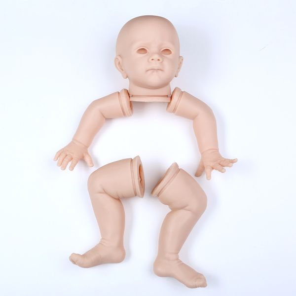 

новый 60 см 24 дюймов силиконовые reborn doll kits высококачественные импортные мягкие силиконовые кукольные наборы изысканный малыш diy акс