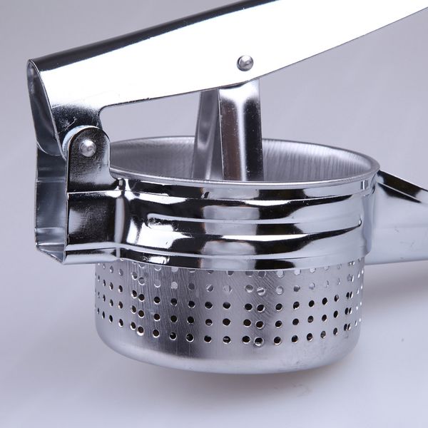 

stainless steel potato mashers ricers kitchen tools pressure mud puree vegetable fruit press maker garlic presser machine