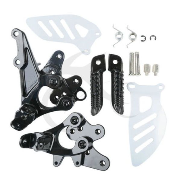 

motorcycle front rider foot pegs footrest bracket for gsxr 1000 600 750 2011-2018