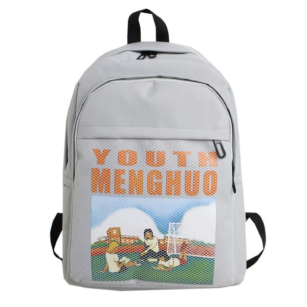 

new waterproof female printed backpack girl students schoolbag lovely girl cartoon shoulder bag large capacity women backpack