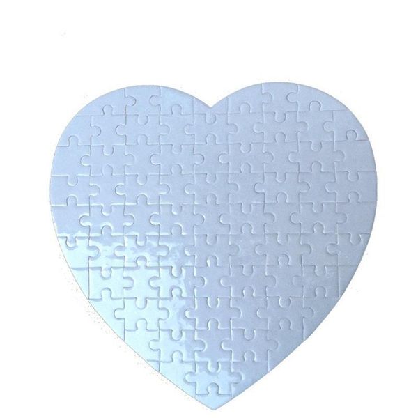 

пустой heart shaped picture puzzle diy перламутровые пазлы термопечать день святого валентина подарки paper white гибкая hot sales 2 4yd c1