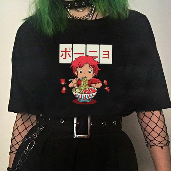 

korean cute cartoon noodles cat casual ulzzang tee punk clothes harajuku vintage dropshipping print t shirt feminina, White