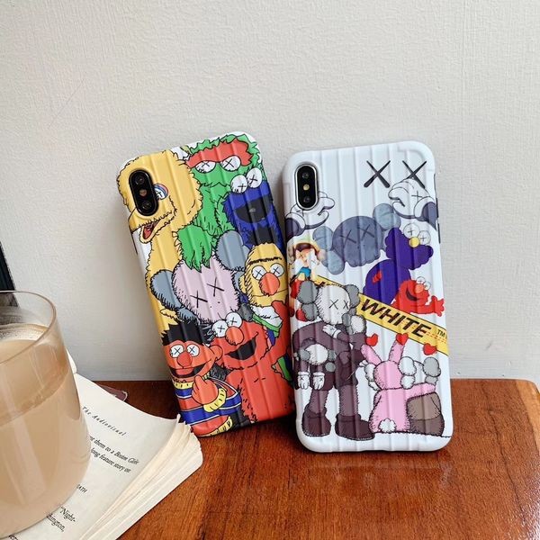 

kaws улица сезам чехол для iphone 11 pro max 6 6s 6plus 7 8 plus конфеты цвета tpu силиконовые чехлы для iphone x xs max хг coque funda