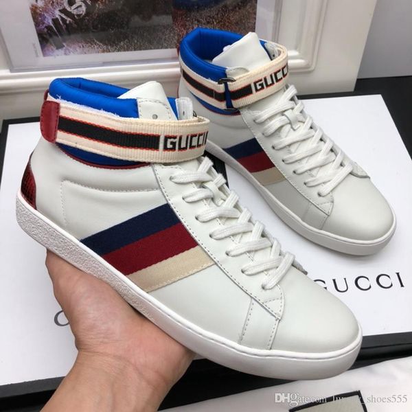 

2020 latest white leather casual shoes men's casual shoes fashion trend comfortable shoe size 38-44 type 39745400580a