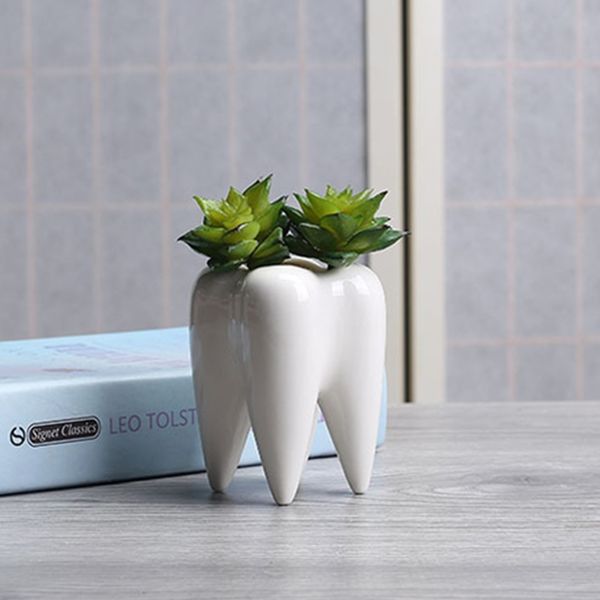 

маленькое керамическое сочное кашпо милых мини животных плантатора белого застекленного необычный рождественского подарок высокого качества