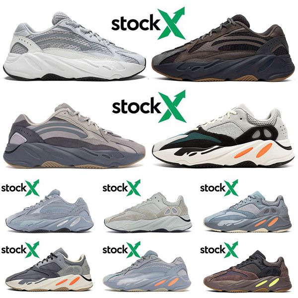 

700 v2 kanye west men women running shoes 3m static wave runner hospital blue magnet vanta triple black white tephra trainers sport sneakers