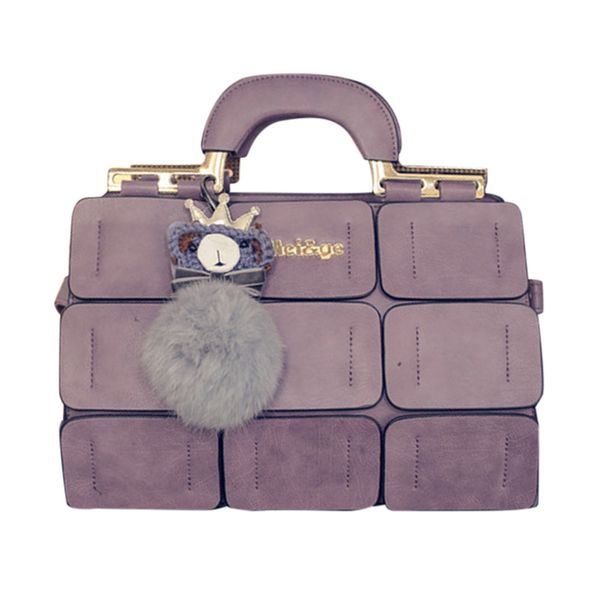 

women bag shoulder bag for women 2019 fashion leather bags with fur ball handbag ladies casual crossbody bags