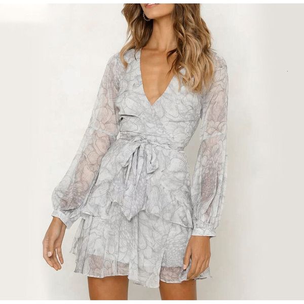 

long dress womens dresses long 2019 sleeve chiffon women dress feminino party dress elegant bow casual vintage winter dresses vestidos, Black;gray