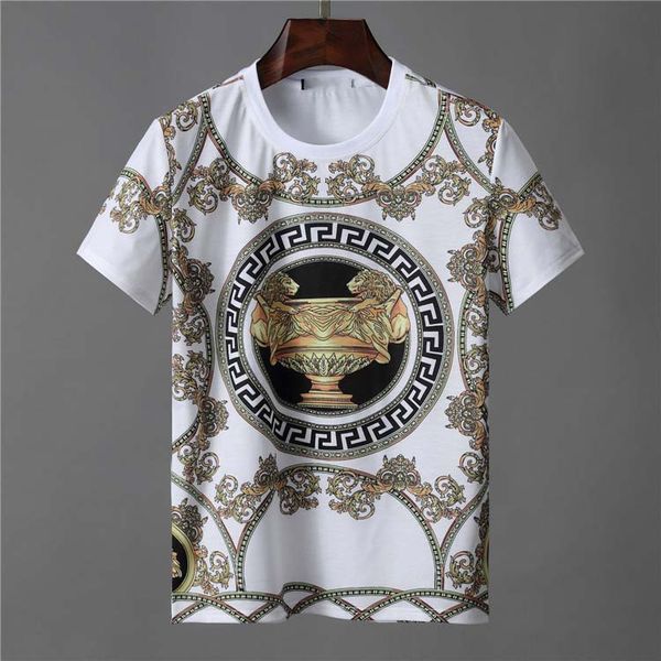

2019 new designers mens t-shirts leisure t shirtsmens designers t shirts fashion brand mens short sleeve t shirts m-3xl, White;black