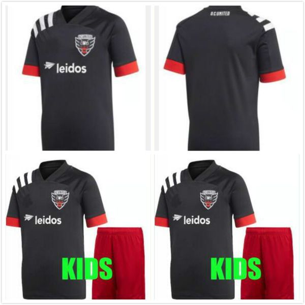 

new 2020 2021 soccer jersey rooney arriola acosta harkes stieber 20 21 dc united black white football shirt thai quality, Black;yellow