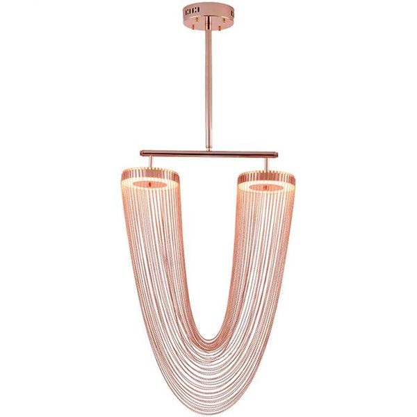 

contemporary pendant lights aluminum chain italian style tassel g9 led chandelier lights for staircase dining room