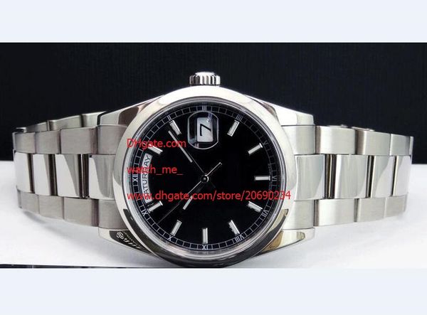 

бесплатная доставка завод поставщик роскошные наручные часы sapphire автоматическая 36мм day-date черный циферблат часы часы 118209 mens муж, Slivery;brown