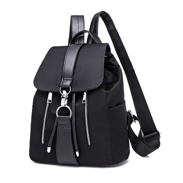 

2019 fashion new women girls nylon backpack multifunction casual rucksack daypack school bag bookbag for teenage girls students