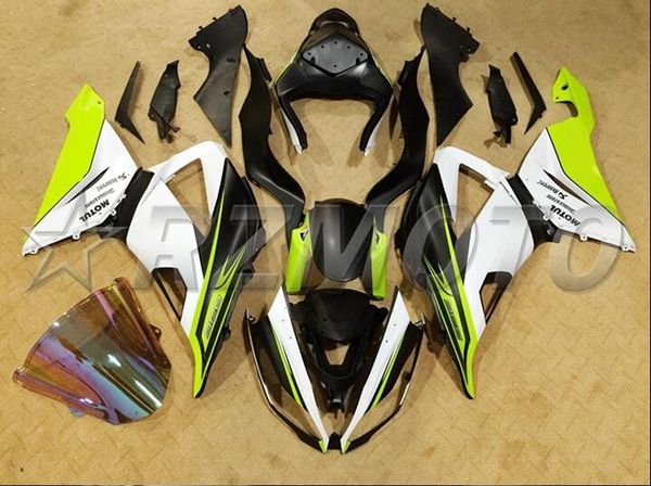 

4 gifts new abs injection mold motorcycle fairings kit fit for kawasaki ninja zx-6r 599 zx6r 2013 2014 2015 2016 2017 yellow