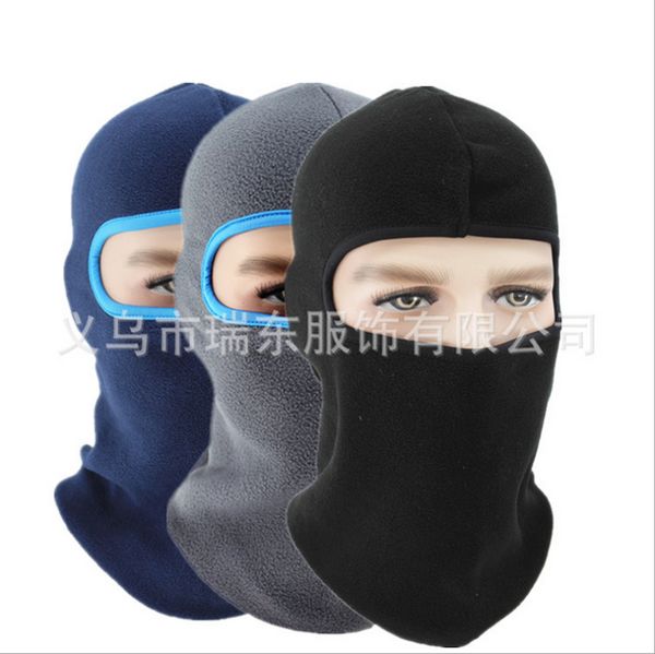 

by dhl 200pcs neck full face mask winter breathable warm fleece thermal windproof balaclava paintball combatcap helmets hat