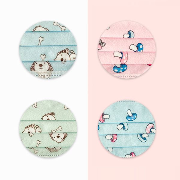 

in stock non woven disposable kids children mask 3 layers earloop anti-dust face masks n95 for gift