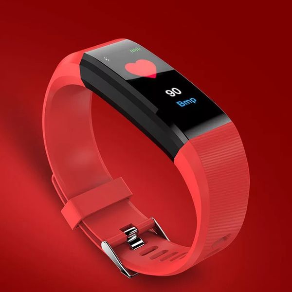 

115plus color screen pedometer intelligent hand ring heart rate and multi-function sports watch gift