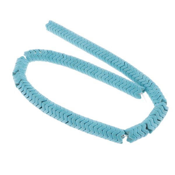 

120x turquoise leaf beads tree leaf necklace bracelets crafts charms