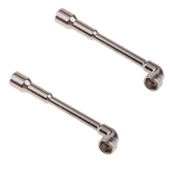 

2pcs 7mm l type pipe elbow wrench double head outer hexagon sleeves wrench