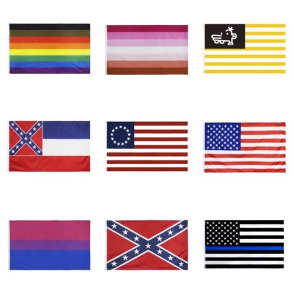 

wholesale- new 12 flags - 3.2m cotton fabric banners pink bunting decor baby shower garland birthday party decoration garden bunting#716